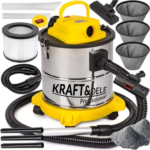 Промышленный пылесос Kraft&Dele Professional 1650 W (Польша)