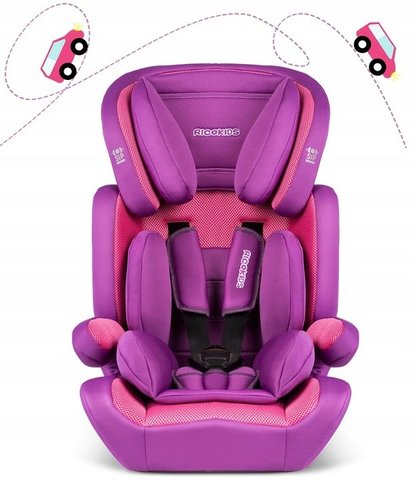 Автокресло Rico Kids Massi 9-36 кг Pink (Польша)