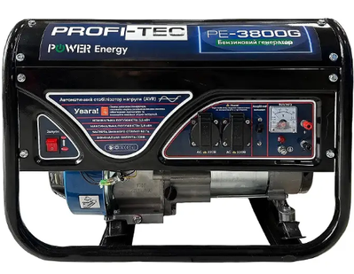Бензиновый генератор PROFI-TEC PE-3800G (3.8 кВт, ручной стартер)