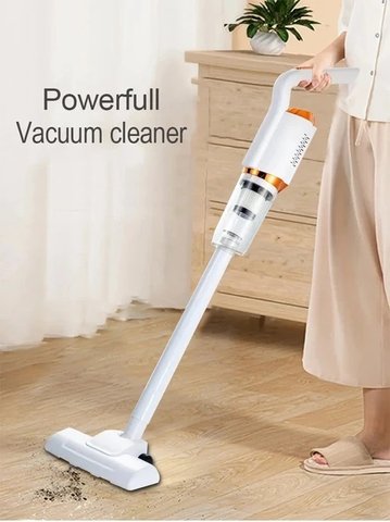 Акумуляторний пилосос без мішка Vacuum Cleaner 2000 mAh 120 Вт бездротовий, вертикальний