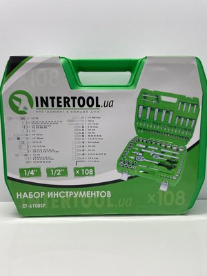 Набір інструментів INTERTOOL 108 предметів