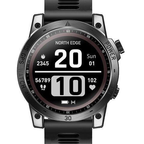 North Edge CrossFit GPS Black з компасом