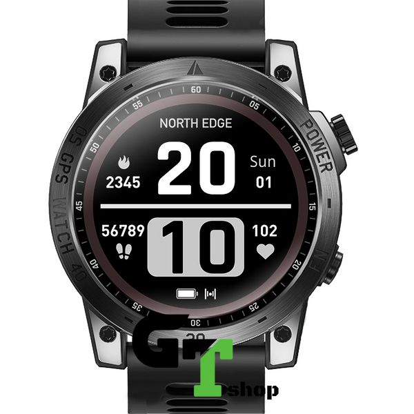 North Edge CrossFit GPS Black з компасом