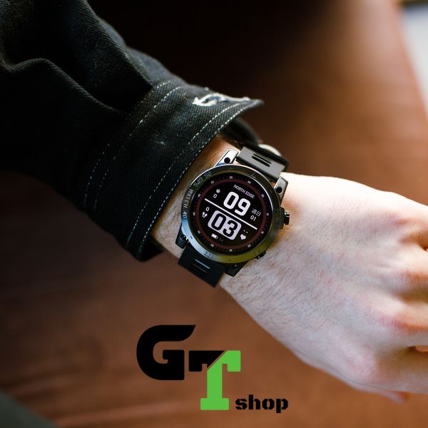 North Edge CrossFit GPS Black з компасом