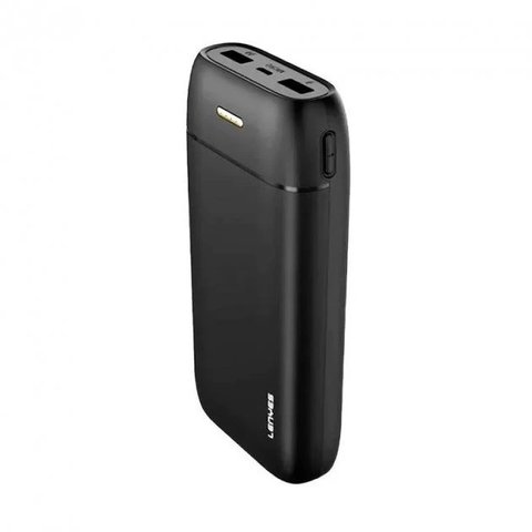 Портативна універсальна батарея LENYES PX267 Black 20000 mAh 2 A 5 W USB,Type-C, MicroUSB