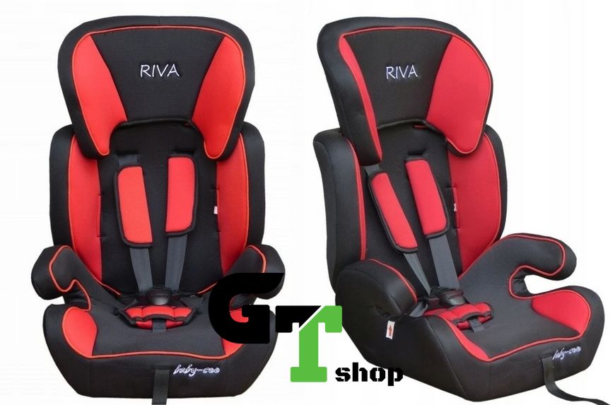 Автокресло RIVA 9-36 кг Красный (Польша)