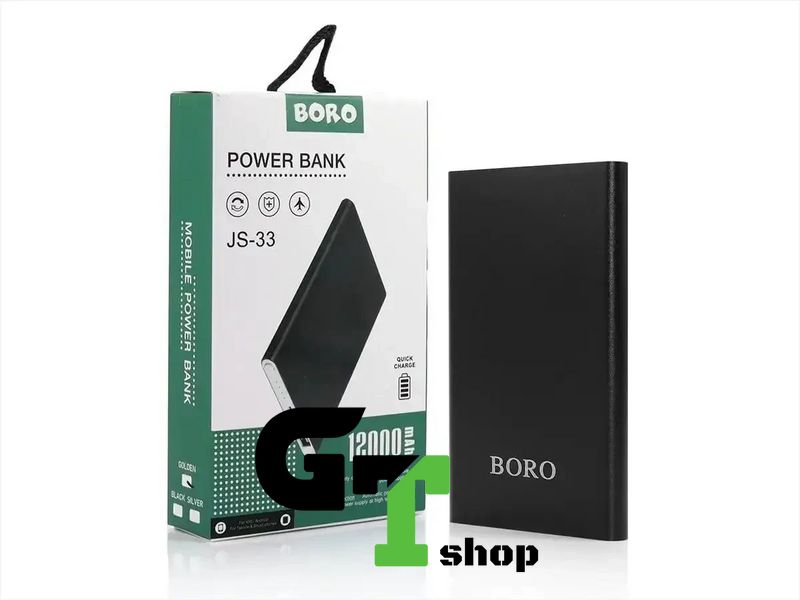 Power bank 12000mAh (3000mAh) Boro JS-33