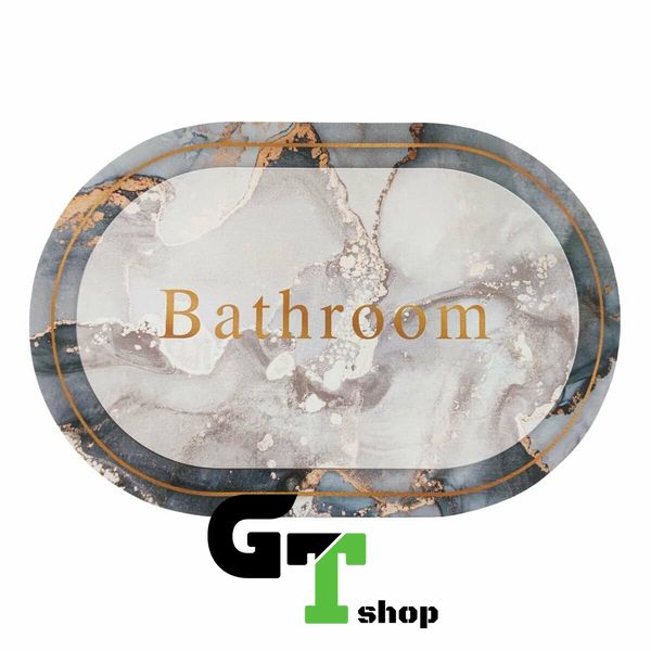 Вологопоглинаючий килимок мармур "Bathroom" 38*58CM*3MM (D) SW-00001569