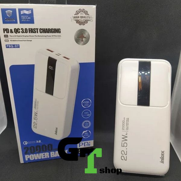 Power Bank Inkax PBQ-07 20000mAh QC3.0 22.5W