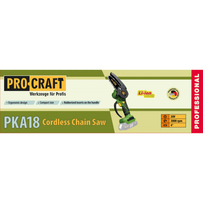 Акумуляторна міні пила Procraft PKA18 NEW(Без акб та зп)