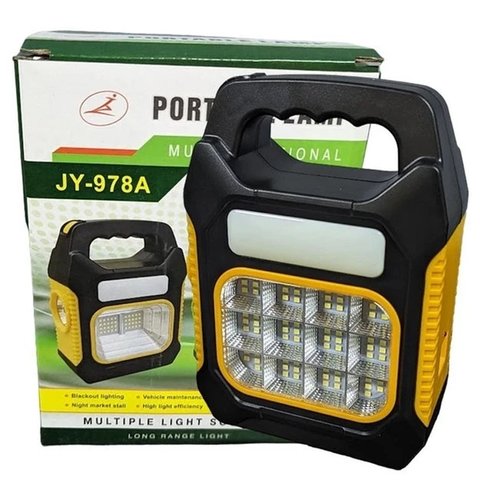 Фонарь светодиодный прожектор JY-978D-LED+12COB, Фонарь аварийный светодиодный аккумуляторный