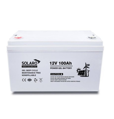 Гелевый Аккумулятор SORARO 12V 100AH GEL