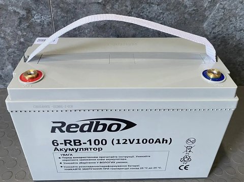 Акумулятор СВИНЦЕВО-КИСЛОТНИЙREDBO 6-RB-100 12V 100AH