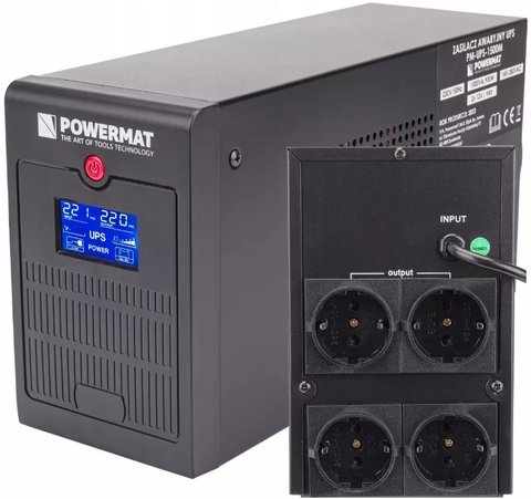 ИБП Powermat 1500ВА 900Вт (Польша)