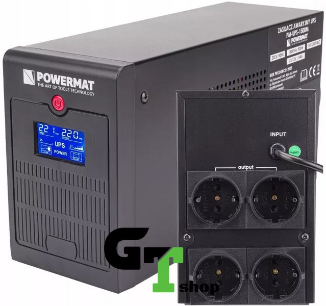 ИБП Powermat 1500ВА 900Вт (Польша)