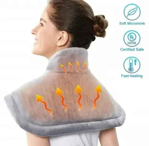 Электрогрелка для спины и шеи Heating Pad Электрическая грелка против боли в спине и шеи