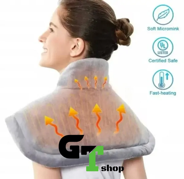 Электрогрелка для спины и шеи Heating Pad Электрическая грелка против боли в спине и шеи