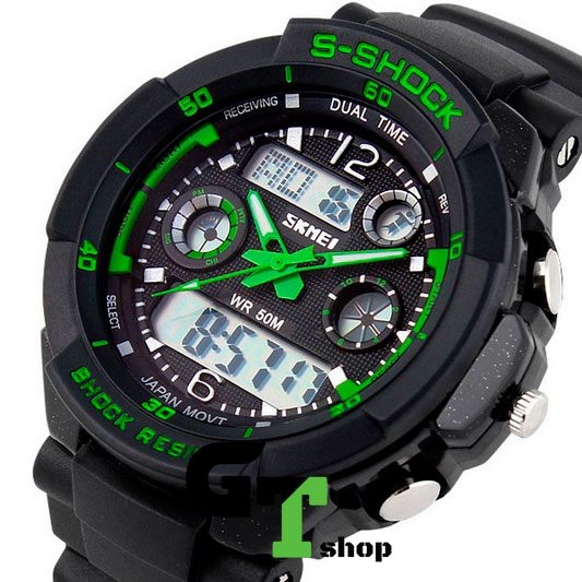 Skmei S-Shock Green 0931