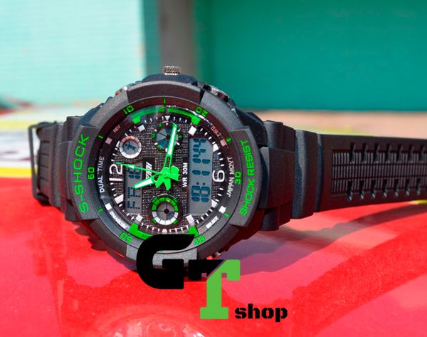 Skmei S-Shock Green 0931