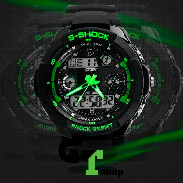 Skmei S-Shock Green 0931