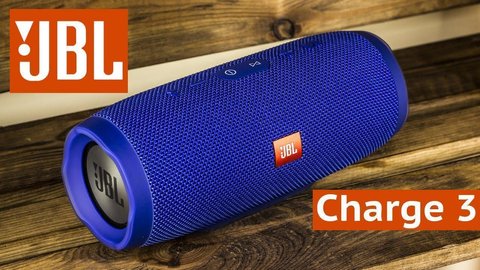 Портативная блютуз колонка Charg 3 колонка с USB,SD,FM СИНЯЯ