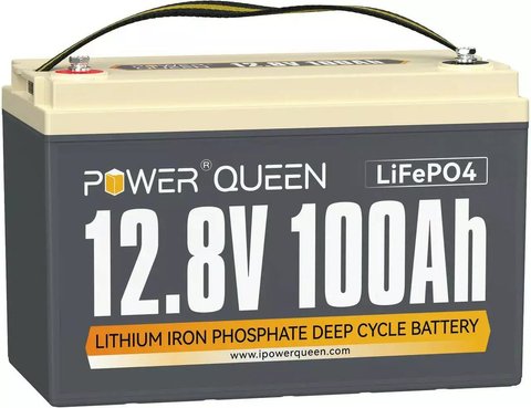 Аккумулятор LifePo4 100Ач 12,8V BMS PowerQueen (Германия)