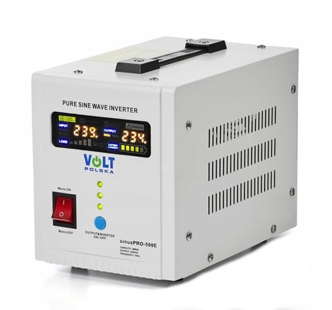 Лінійно-інтерактивний ДБЖ Volt Polska SINUS PRO 500E 12V 300 / 500W (3SP050012E)