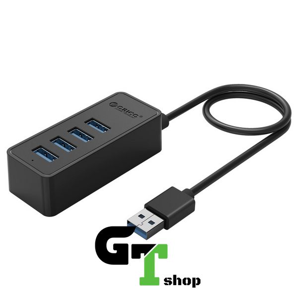 USB-хаб ORICO USB 3.0 4 порта (W5P-U3-100-BK-PR) (CA911264)