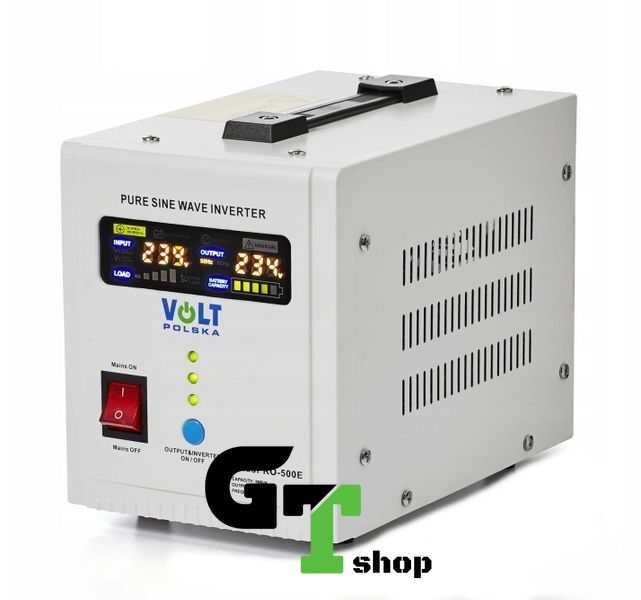 Лінійно-інтерактивний ДБЖ Volt Polska SINUS PRO 500E 12V 300 / 500W (3SP050012E)