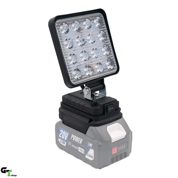 Акумуляторний світлодіодний ліхтар PROFI-TEC PT812G POWERLine (без акумулятора та зарядного пристрою)