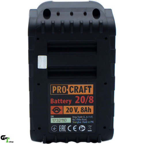 Акумуляторна батарея Procraft Battery20/8 8 Аг