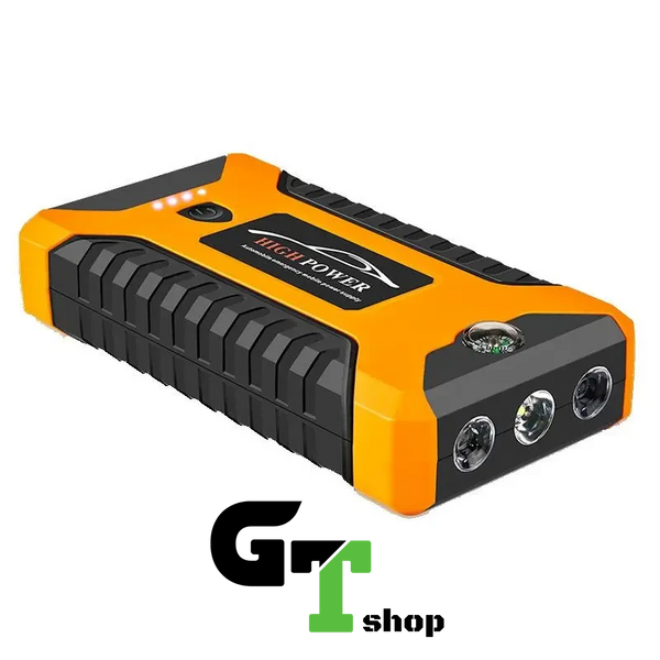 Пускозарядное автомобильное устройство Jumpstarter 27JX 12В/2А с аккумулятором на 99800mAh и фонарём ANS К