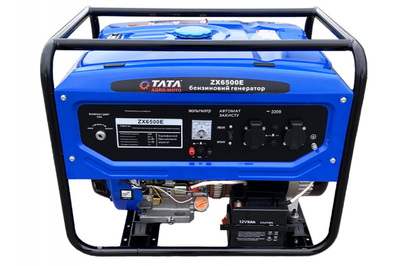 Генератор бензиновый TATA ZX6500E 5KW (электростартер, 1 фаза, 5.5 кВт)